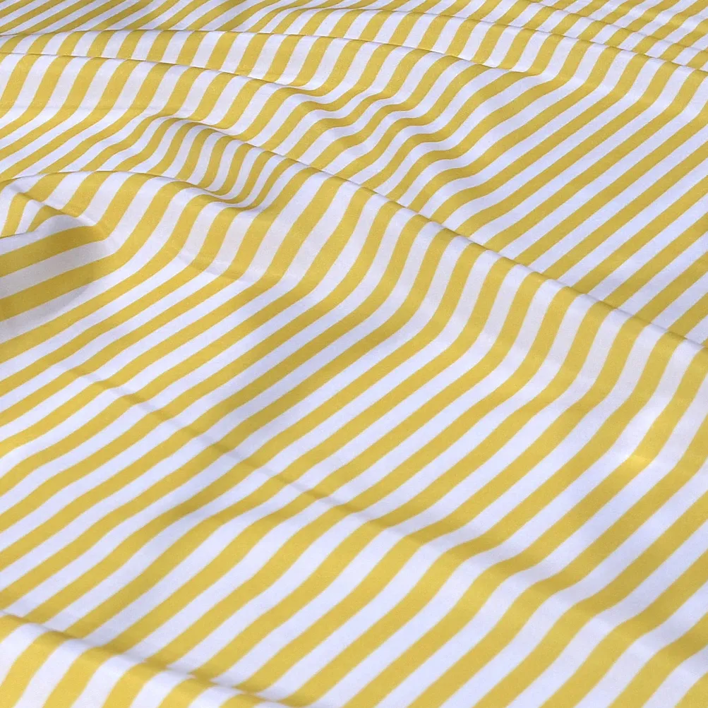 Seersucker (Poly Print) Table Napkin in Yellow