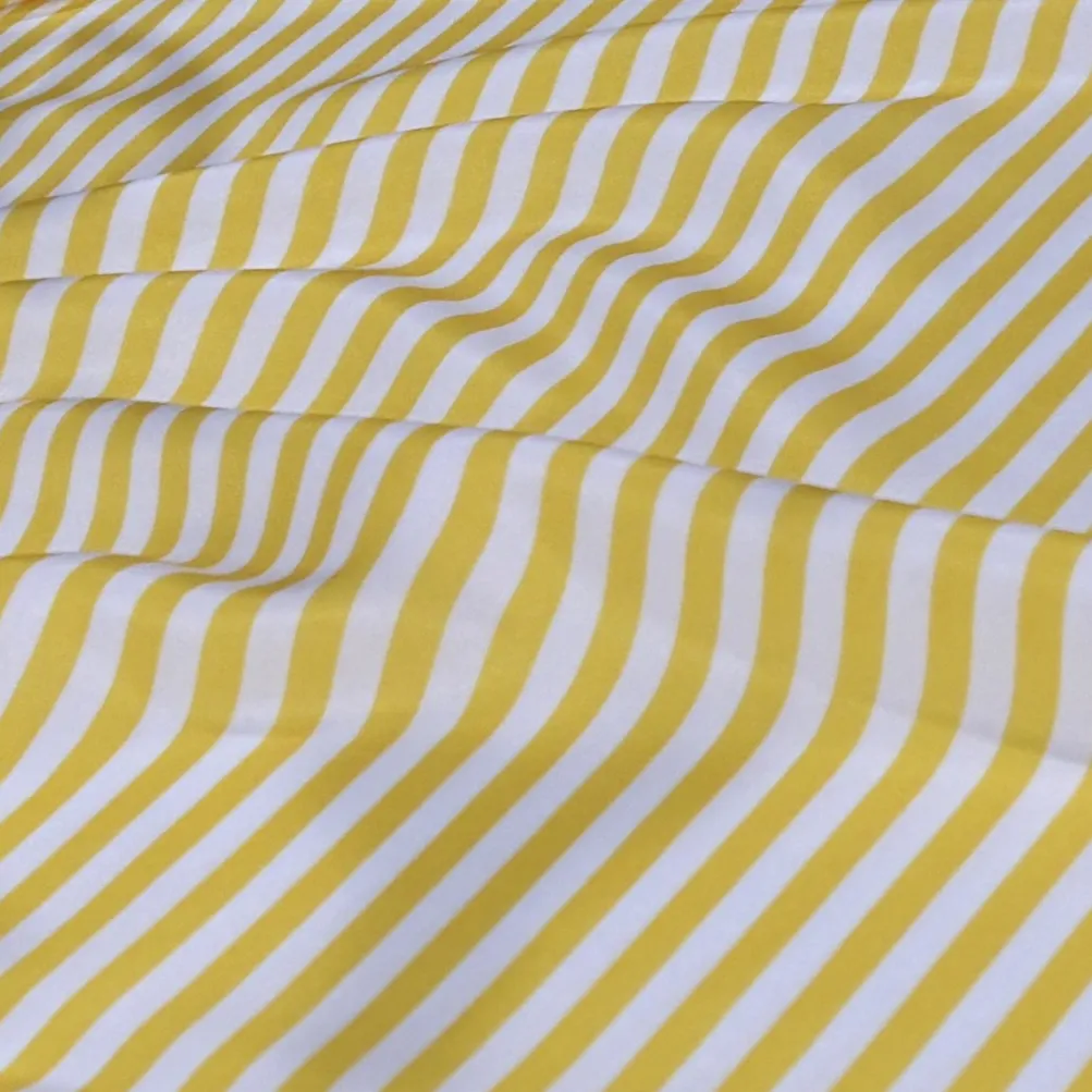 Seersucker (Poly Print) Table Napkin in Yellow