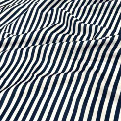 Seersucker (Poly Print) Table Napkin in Navy
