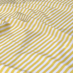 Seersucker (Poly Print) Table Runner in Yellow