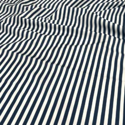 Seersucker (Poly Print) Table Runner in Navy