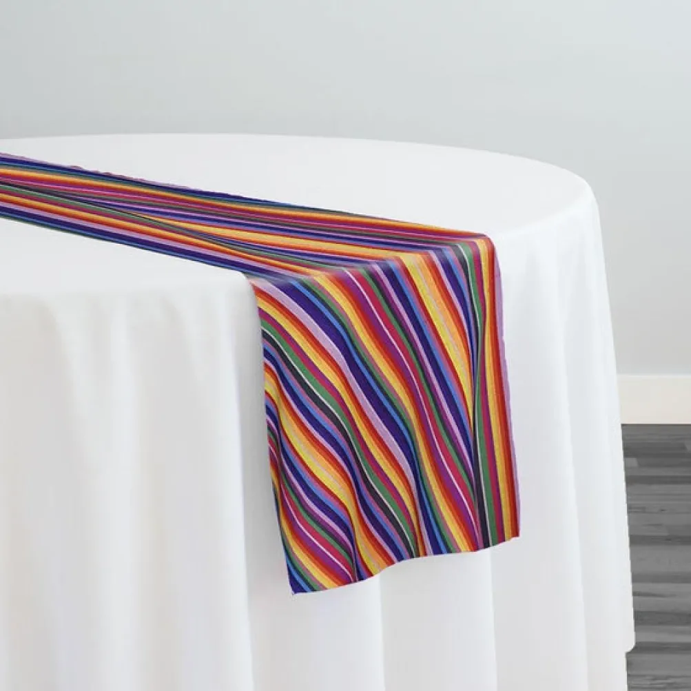 Serape Stripe (Knit-Look) Table Runner