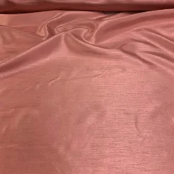 Shantung Satin (Reversible) Table Linen in Coral