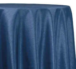 Shantung Satin (Reversible) Table Linen in Teal