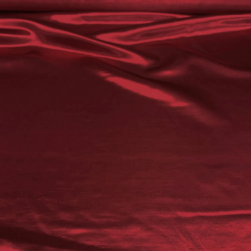 Shantung Satin (Reversible) Table Runner in Burgundy