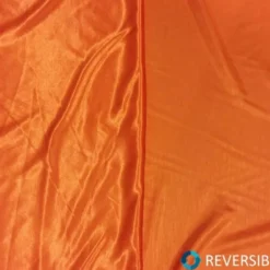 Shantung Satin (Reversible) Table Runner in Orange