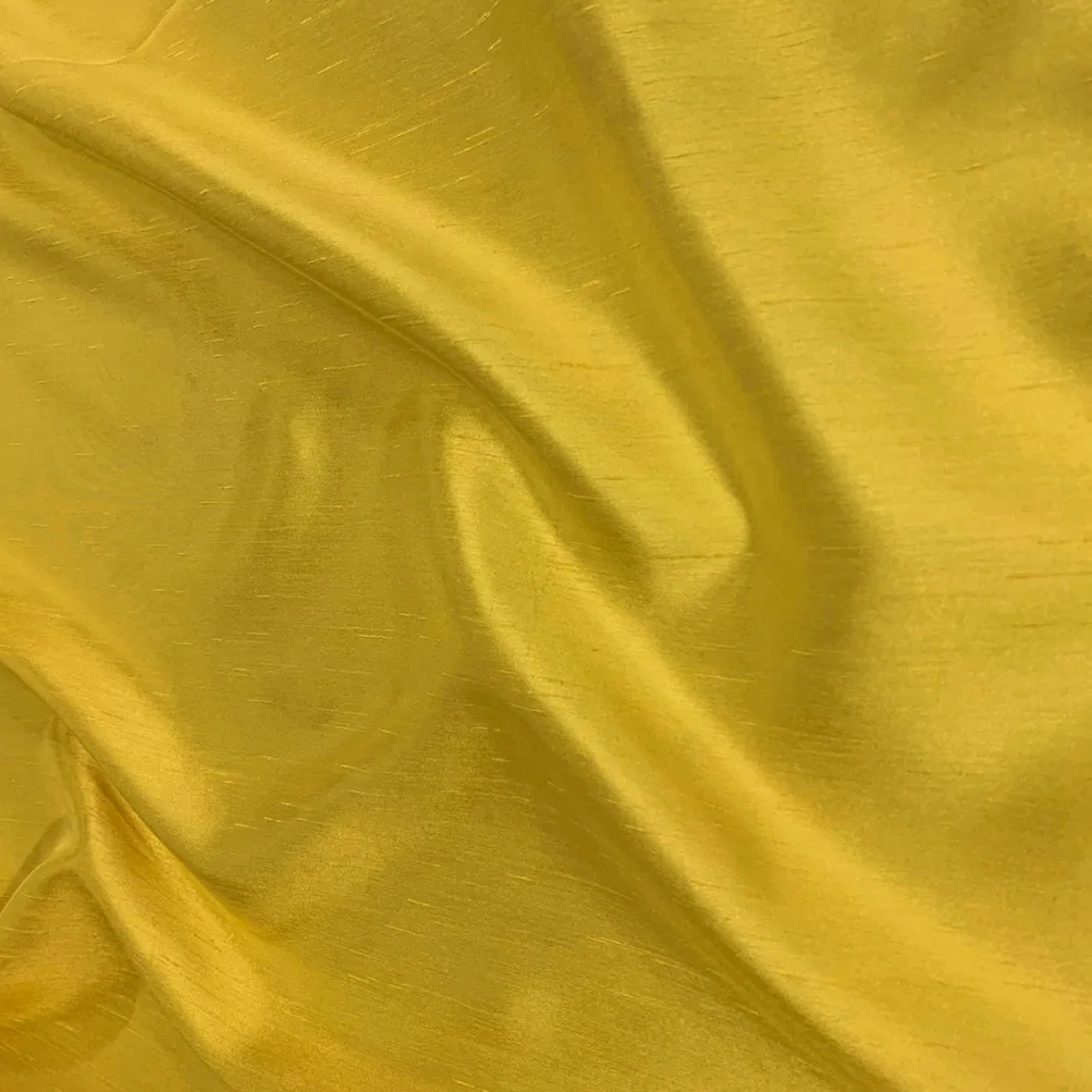 Shantung Satin (Reversible) Table Runner in Yellow