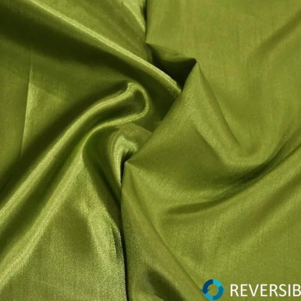Shantung Satin (Reversible) Table Runner in Willow Green