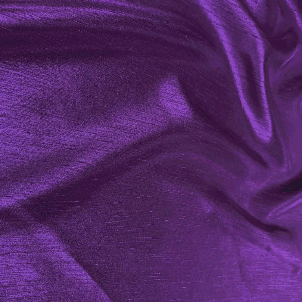 Shantung Satin (Reversible) Table Runner in Purple