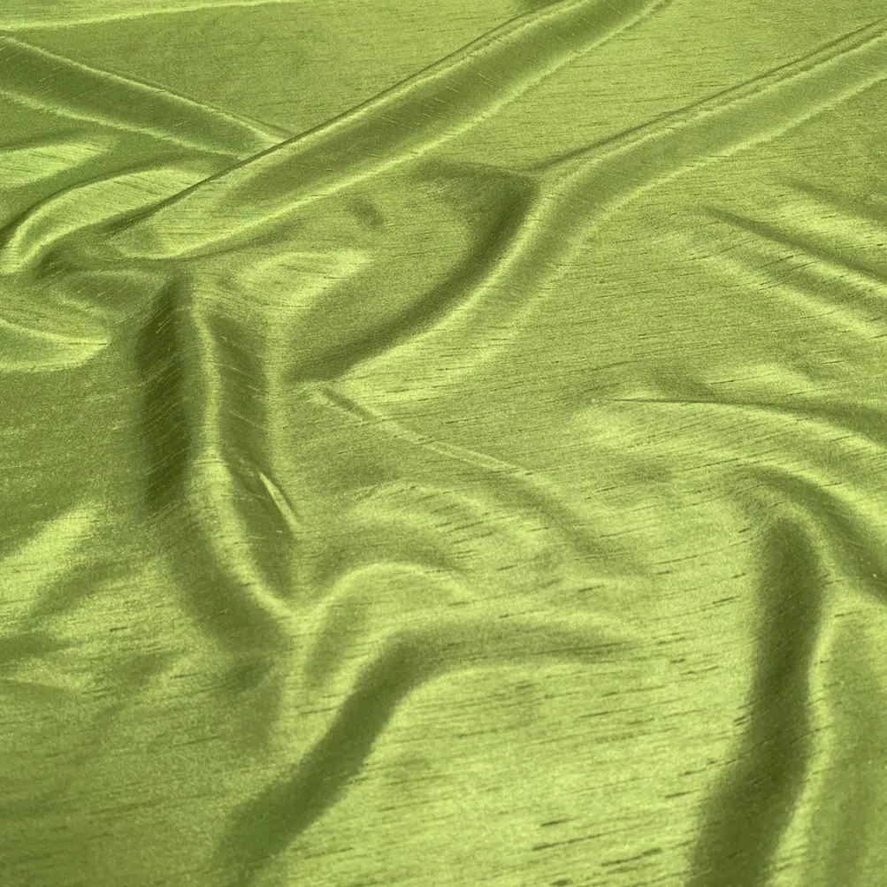 Shantung Satin (Reversible) Table Runner in Lime