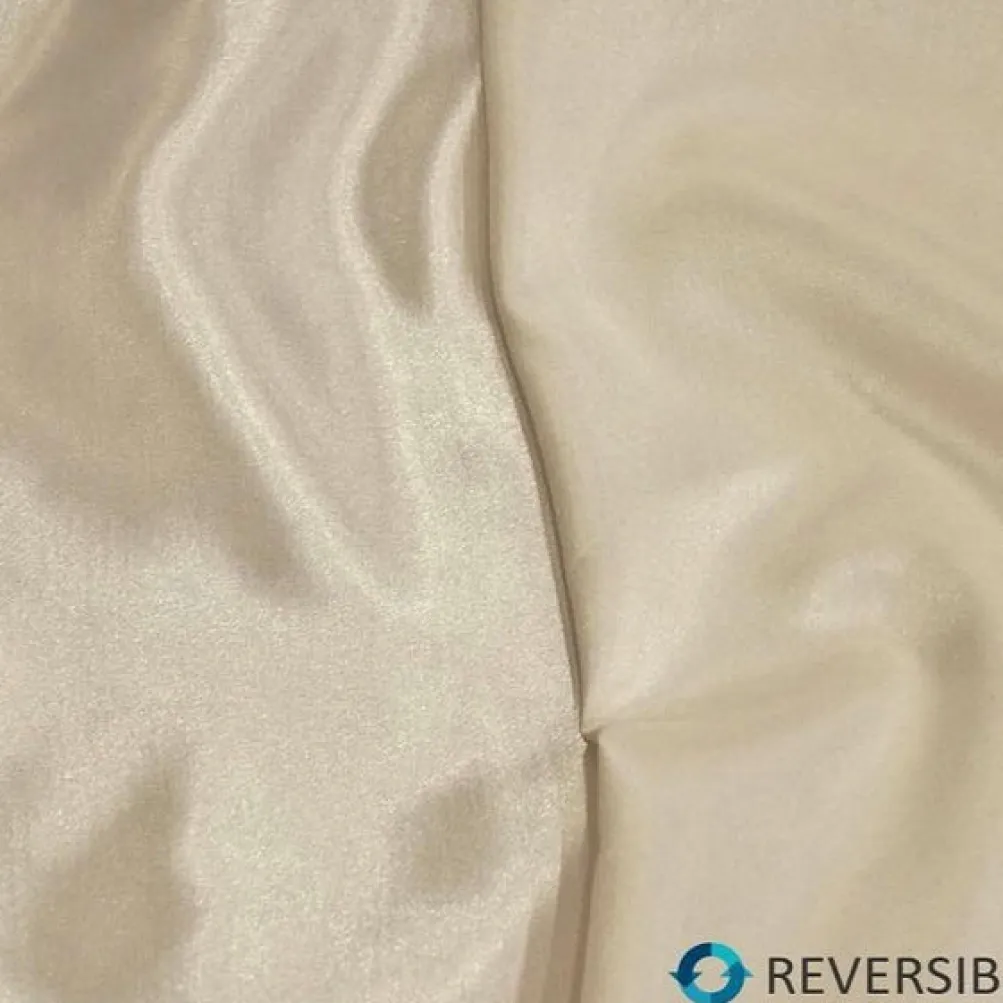 Shantung Satin (Reversible) Table Runner in Ivory