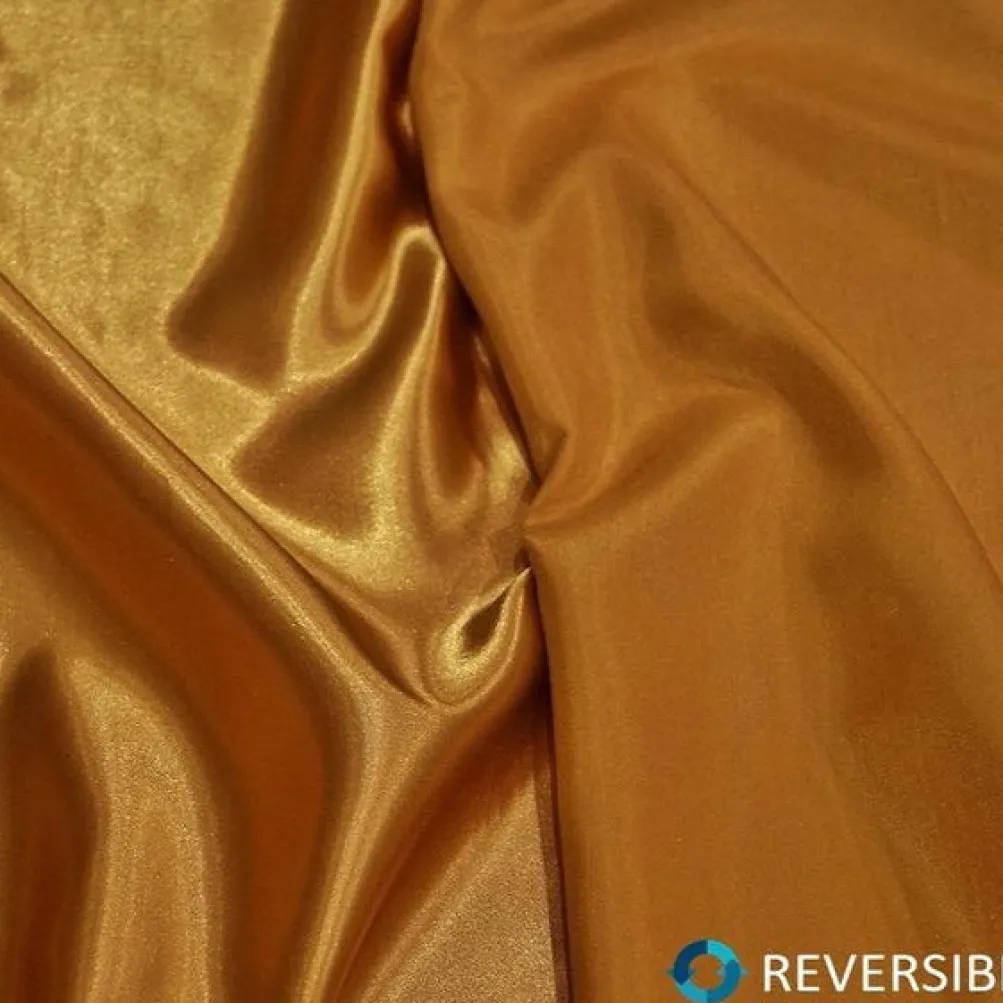 Shantung Satin (Reversible) Table Runner in Gold