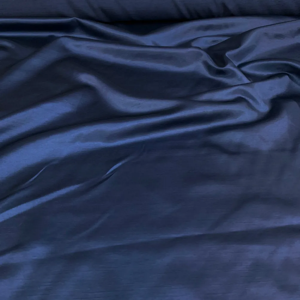 Shantung Satin (Reversible) Table Runner in Dk Navy