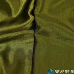 Shantung Satin (Reversible) Table Linen in Olive