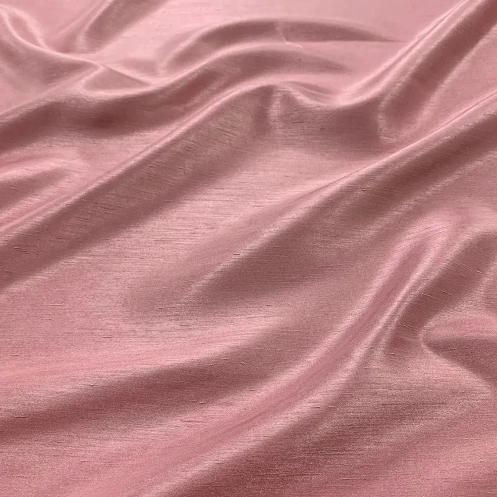Shantung Satin (Reversible) Table Napkin in Dusty Rose