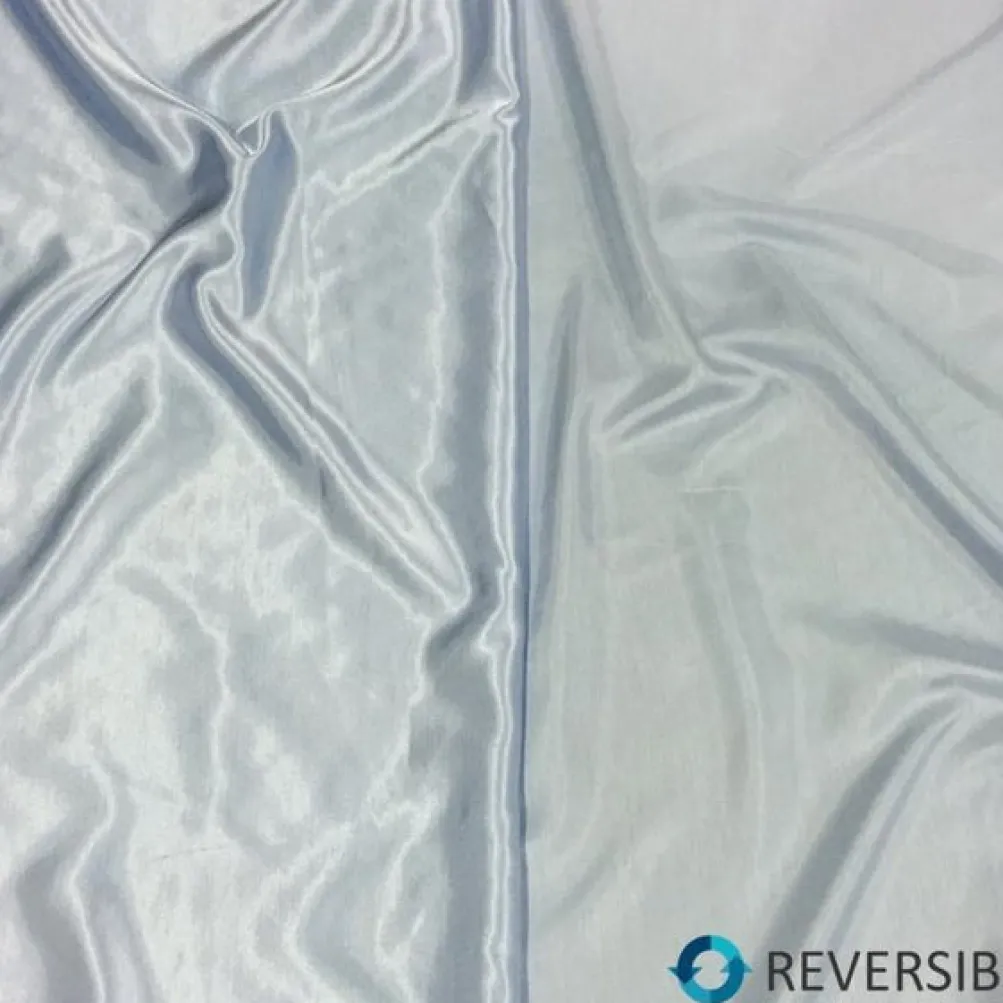 Shantung Satin (Reversible) Table Napkin in Baby Blue