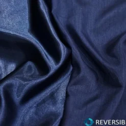 Shantung Satin (Reversible) Table Napkin in Navy