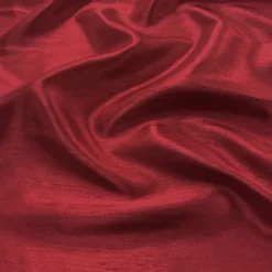 Shantung Satin (Reversible) Table Linen in Burgundy