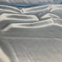 Shantung Satin (Reversible) Table Linen in Baby Blue