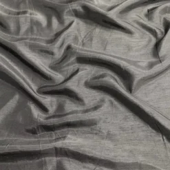Shantung Satin (Reversible) Table Linen in Charcoal