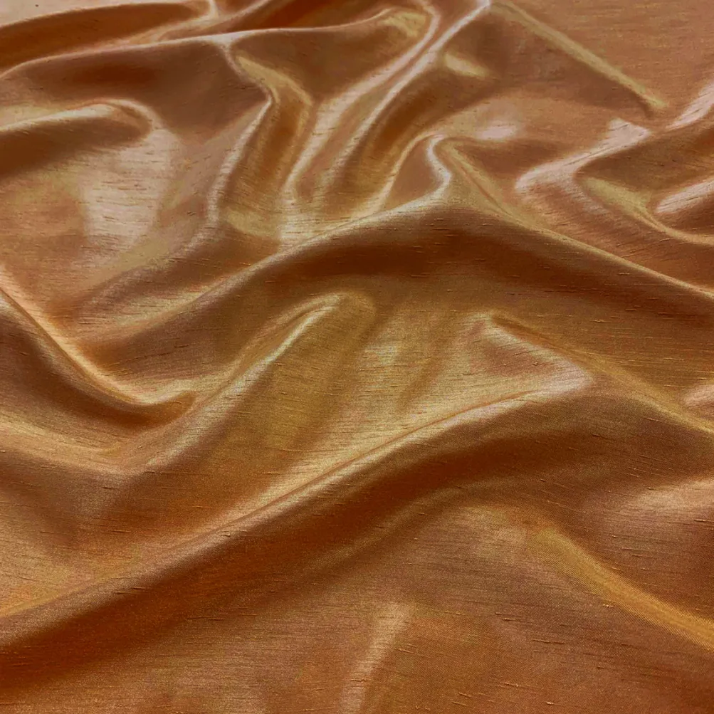 Shantung Satin (Reversible) Table Linen in Gold