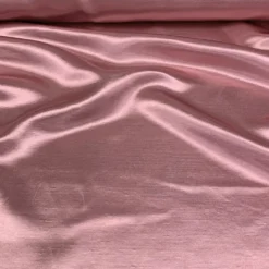 Shantung Satin (Reversible) Table Linen in Dusty Rose