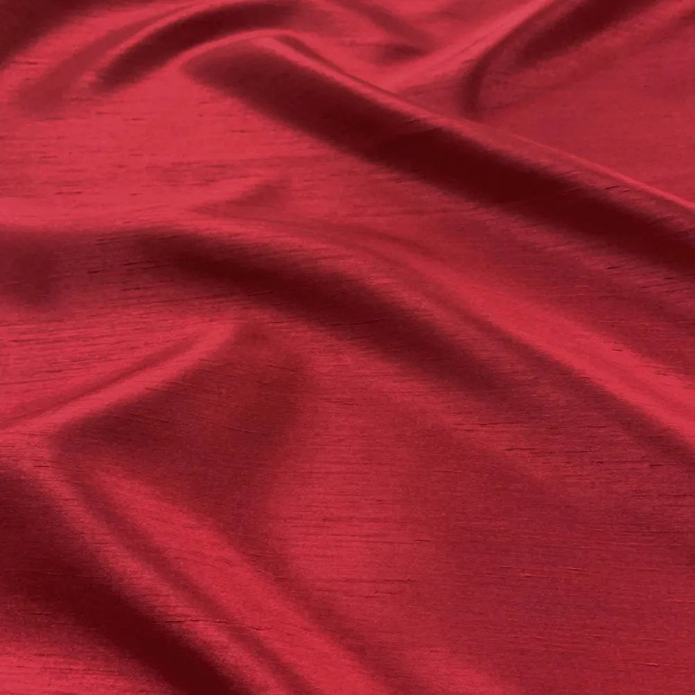 Shantung Satin (Reversible) Table Linen in Red DK