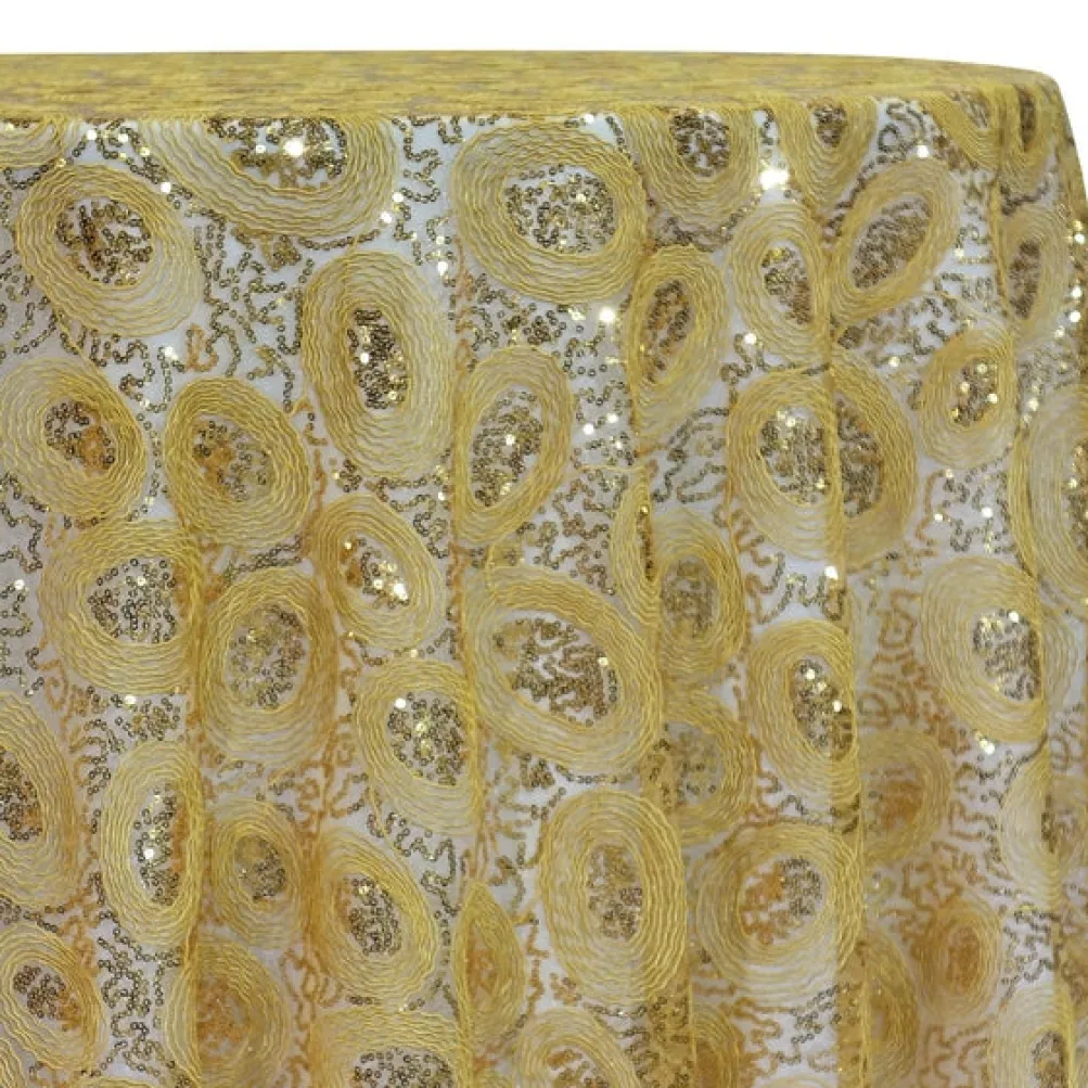 Sienna Design Table Linen in Gold