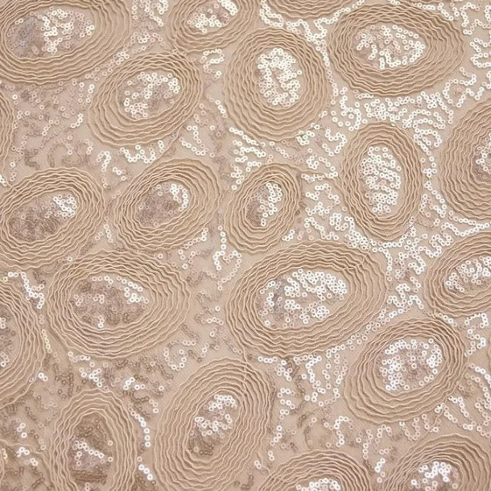 Sienna Design (w/ Poly Lining) Table Napkin in Champagne