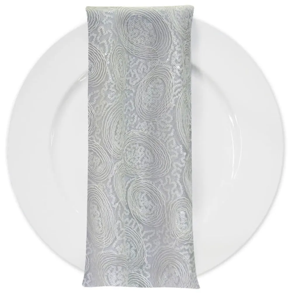 Sienna Design (w/ Poly Lining) Table Napkin in White