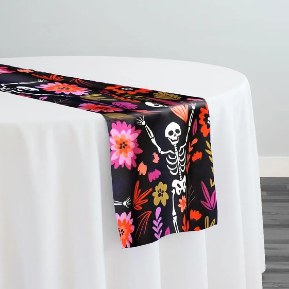 Skeleton Garden (Poly Print) Table Runner
