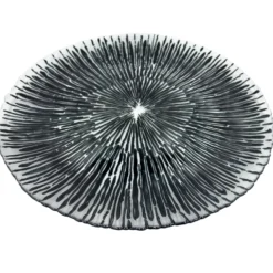 Solaris - Glass Charger Plate in Black (Item # 0426)