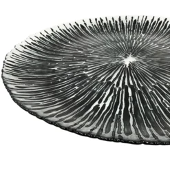 Solaris - Glass Charger Plate in Black (Item # 0426)