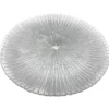 Solaris - Glass Charger Plate in Silver (Item # 0426)