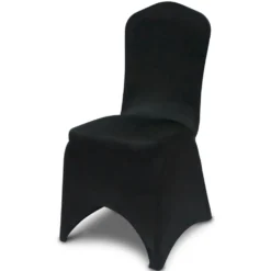 Spandex Banquet Chair Cover in Black