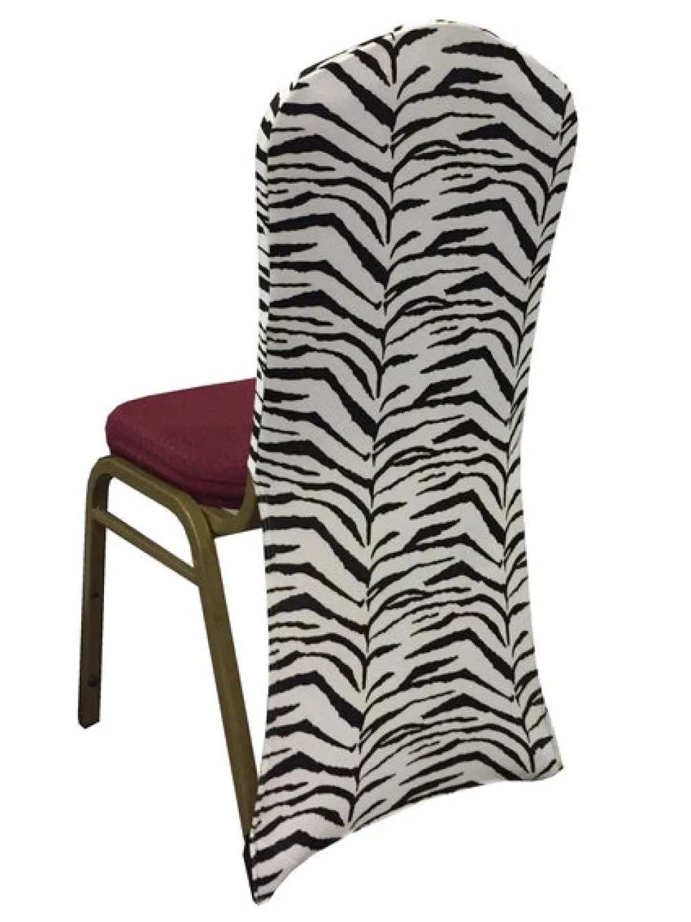 Spandex Chair Back - Zebra