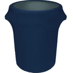 Spandex 32 Gallon Trash Can Cover in Navy