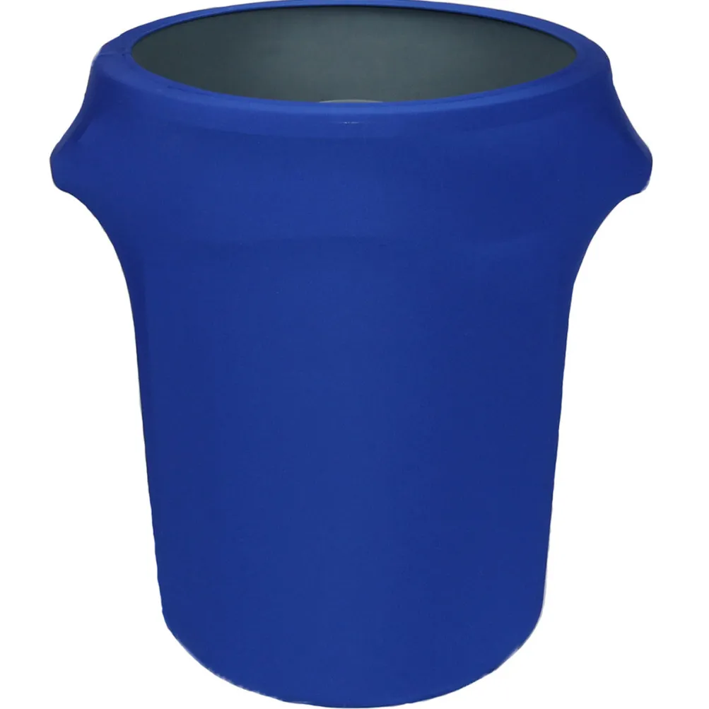 Spandex 32 Gallon Trash Can Cover in Royal