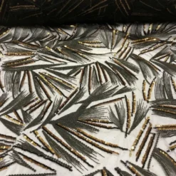Sparkle Sequins Table Linen in Gold and Black