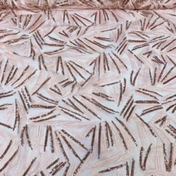 Sparkle Sequins Table Runner in Blush