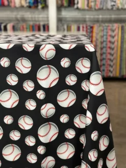 Sports (Poly Print) Table Linen Baseball