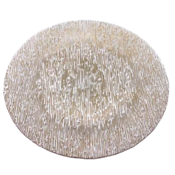 Static - Glass Charger Plate in Rose Gold (Item # 0290)