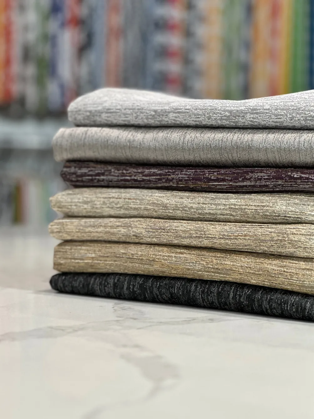 Sterling Jacquard Table Linen in Grey