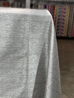 Sterling Jacquard Table Linen in Silver