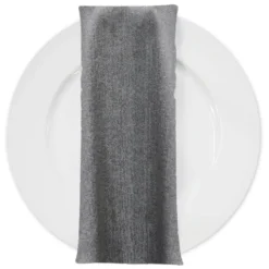 Sterling Jacquard Table Napkin in Grey