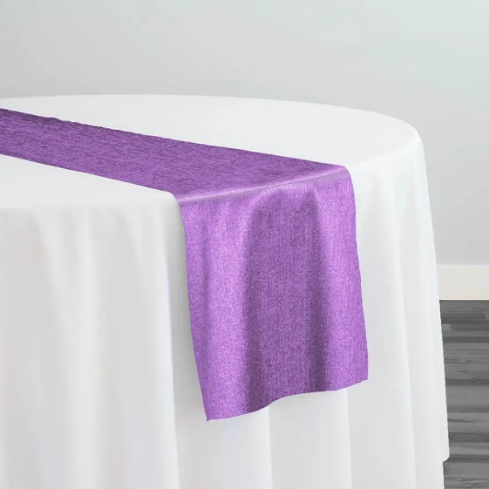 Sterling Jacquard Table Runner in Plum