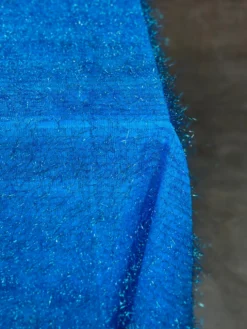 String Metallic Table Linen in Turquoise