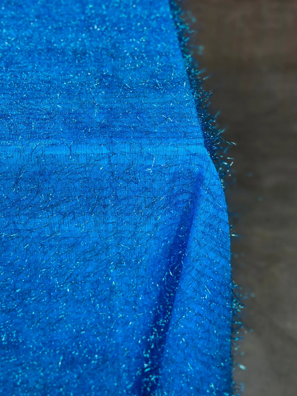 String Metallic Table Linen in Turquoise