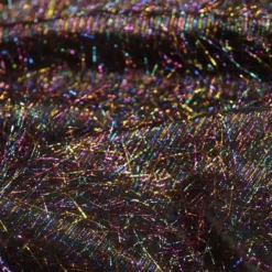 String Metallic Table Linen in Rainbow