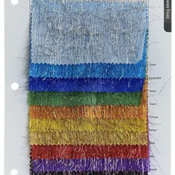 String Metallic Table Linen in Rainbow